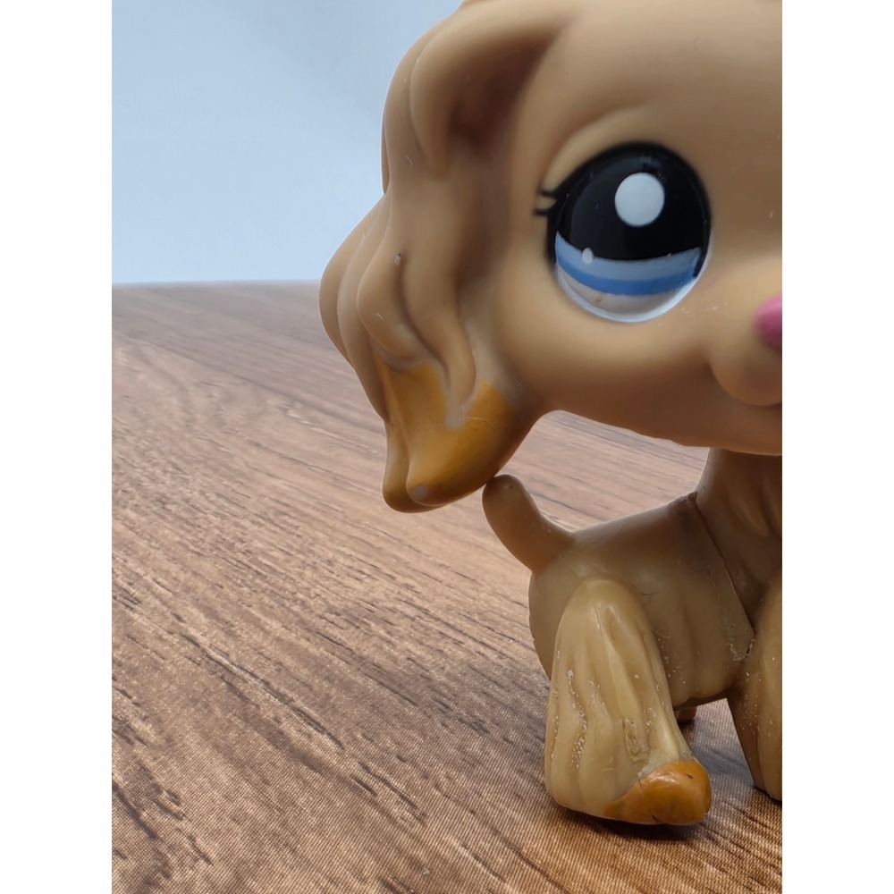Littlest Pet Shop Golden Cocker Spaniel #1716 Dog Figure Dollhouse Accessories - Picture 7 of 16